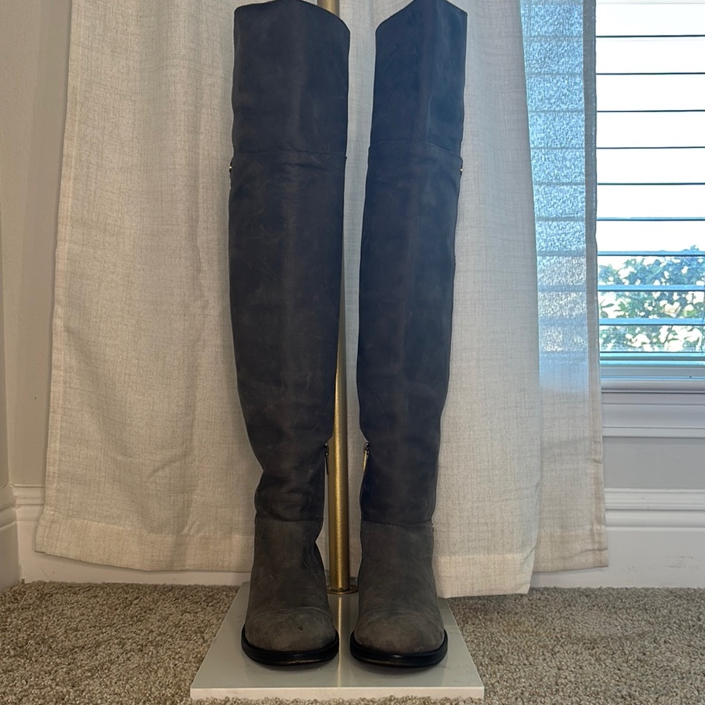Black Knee-High Boots
